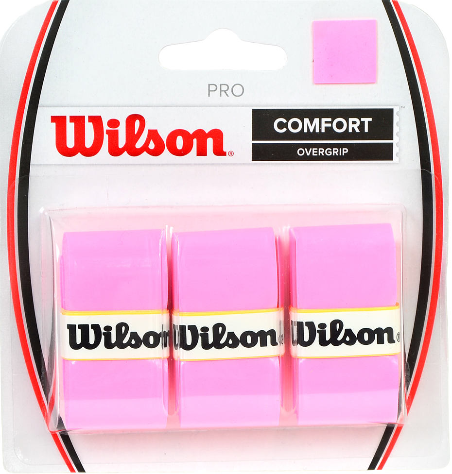 Teniso Raketės Apvijos Wilson Pro Comfort Overgrip 3vnt Rožinės