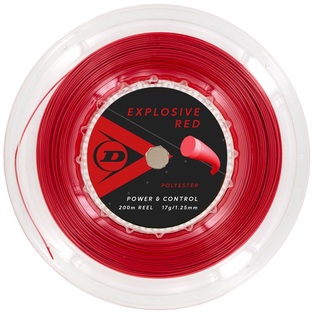 Stygos tenisui Dunlop EXPLOSIVE RED 1.25mm 200m