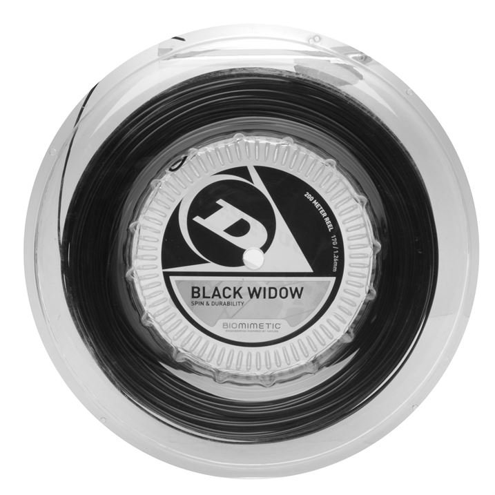 Stygos tenisui Dunlop Black Widow 17G/1.26mm/200m