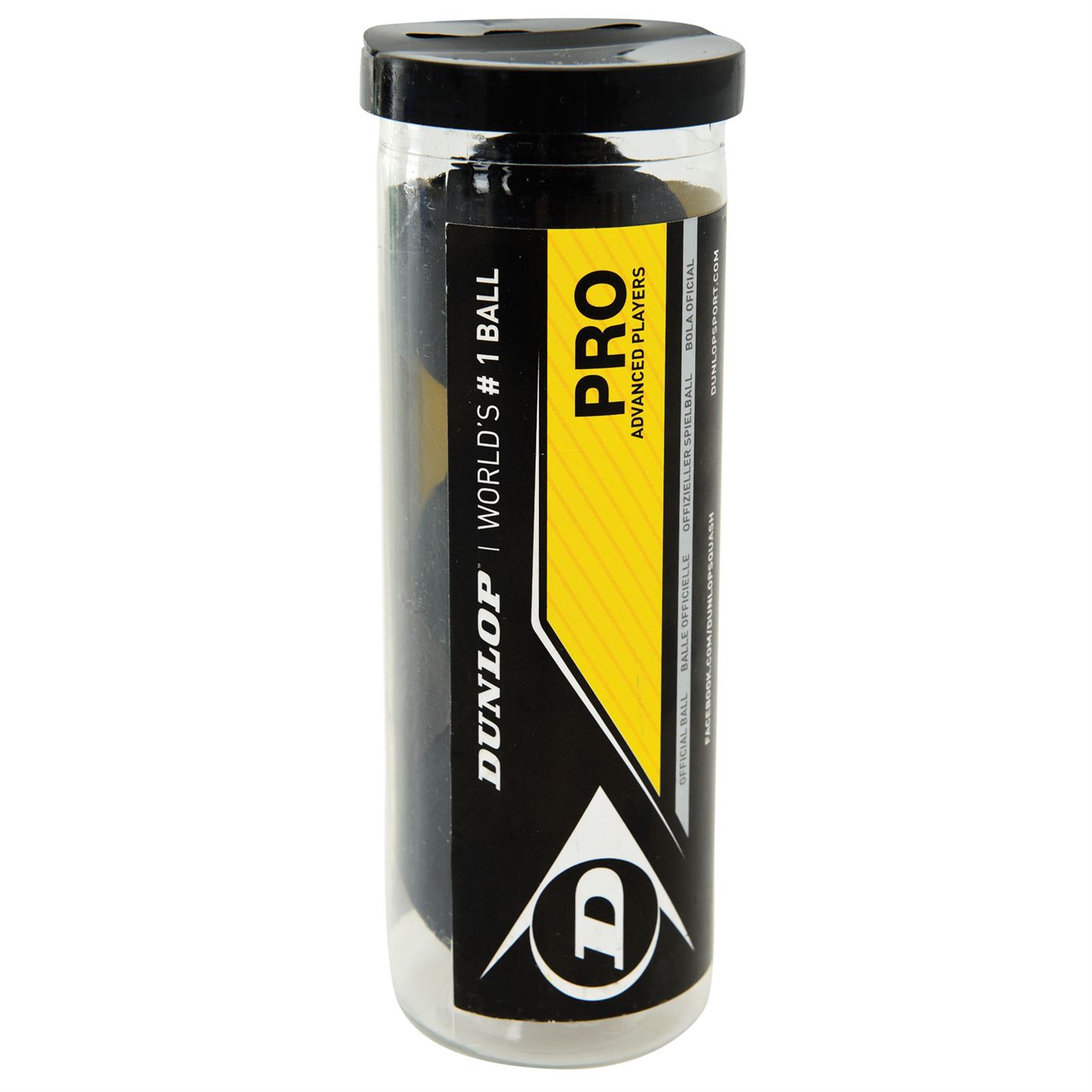 Skvošo kamuoliukai DUNLOP PRO, 3 vnt.