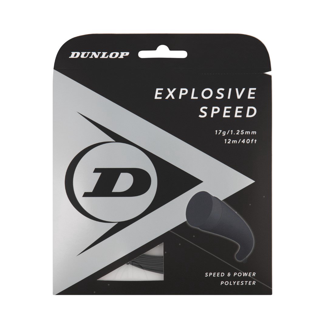 Stygos tenisui EXPLOSIVE SPEED 17g/1,25mm 12m black
