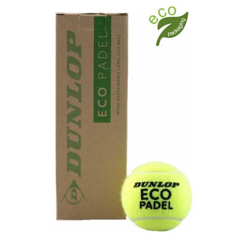 Padel kamuoliukai Dunlop ECO PADEL 3-box