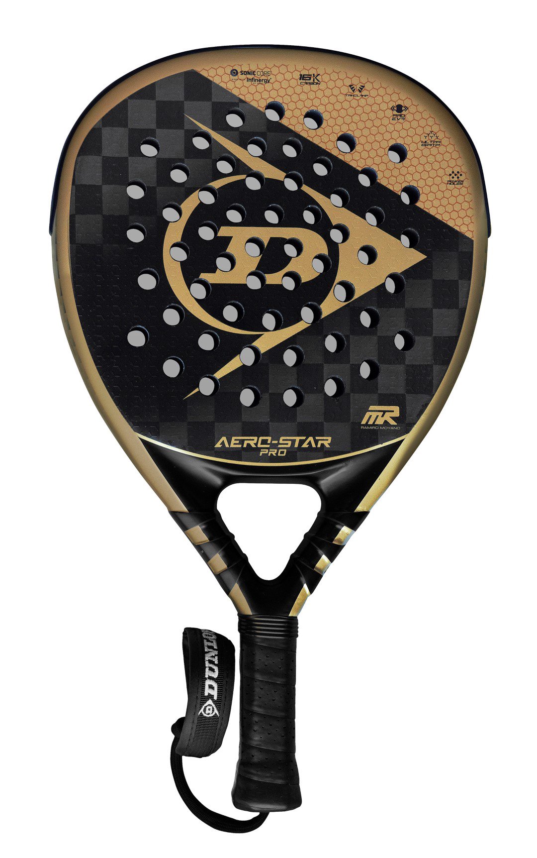 Padel raketė Dunlop AEROSTAR PRO 16K 370g