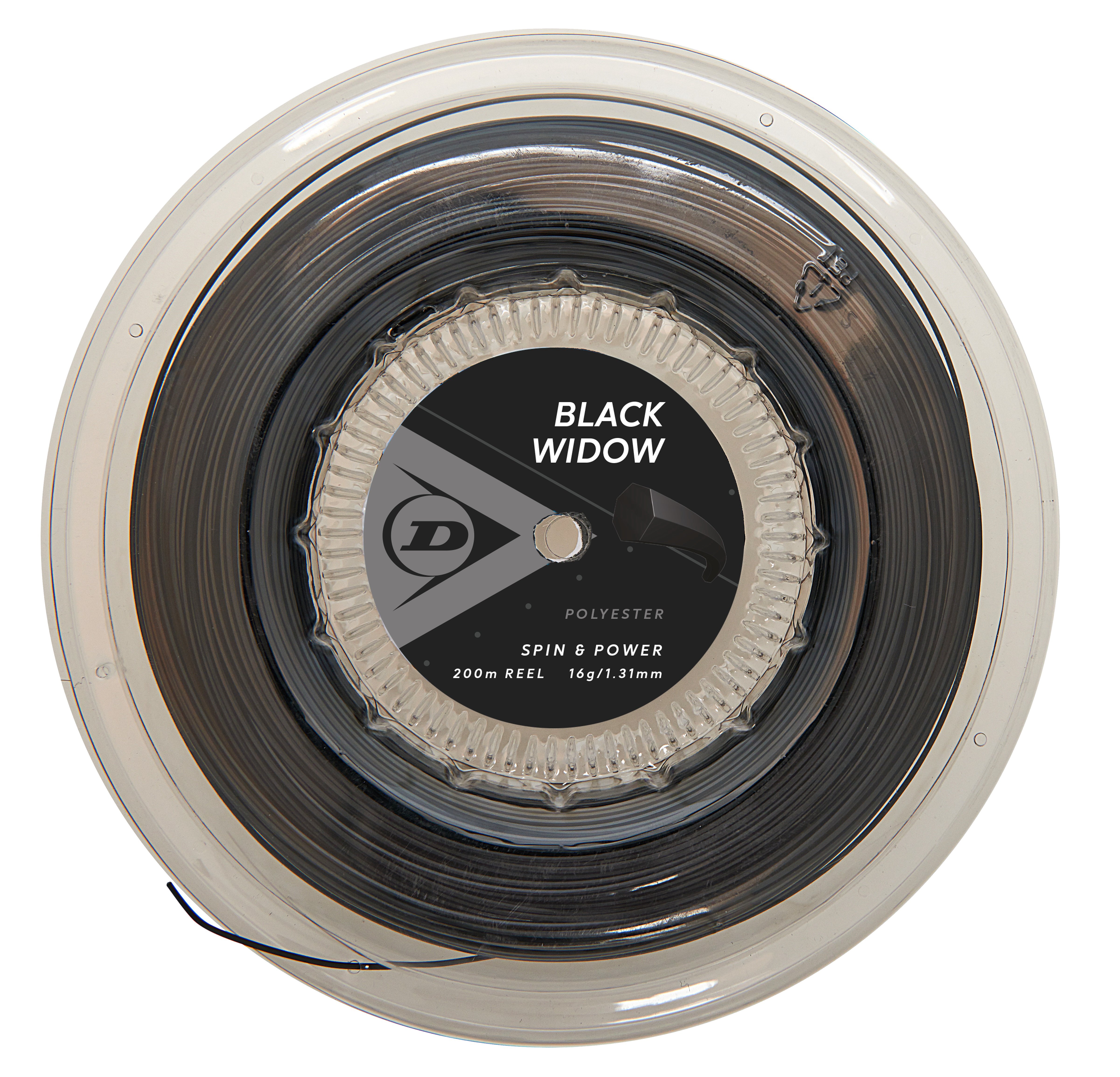 Stygos tenisui Dunlop Black Widow 16G/1.31mm/ 200m