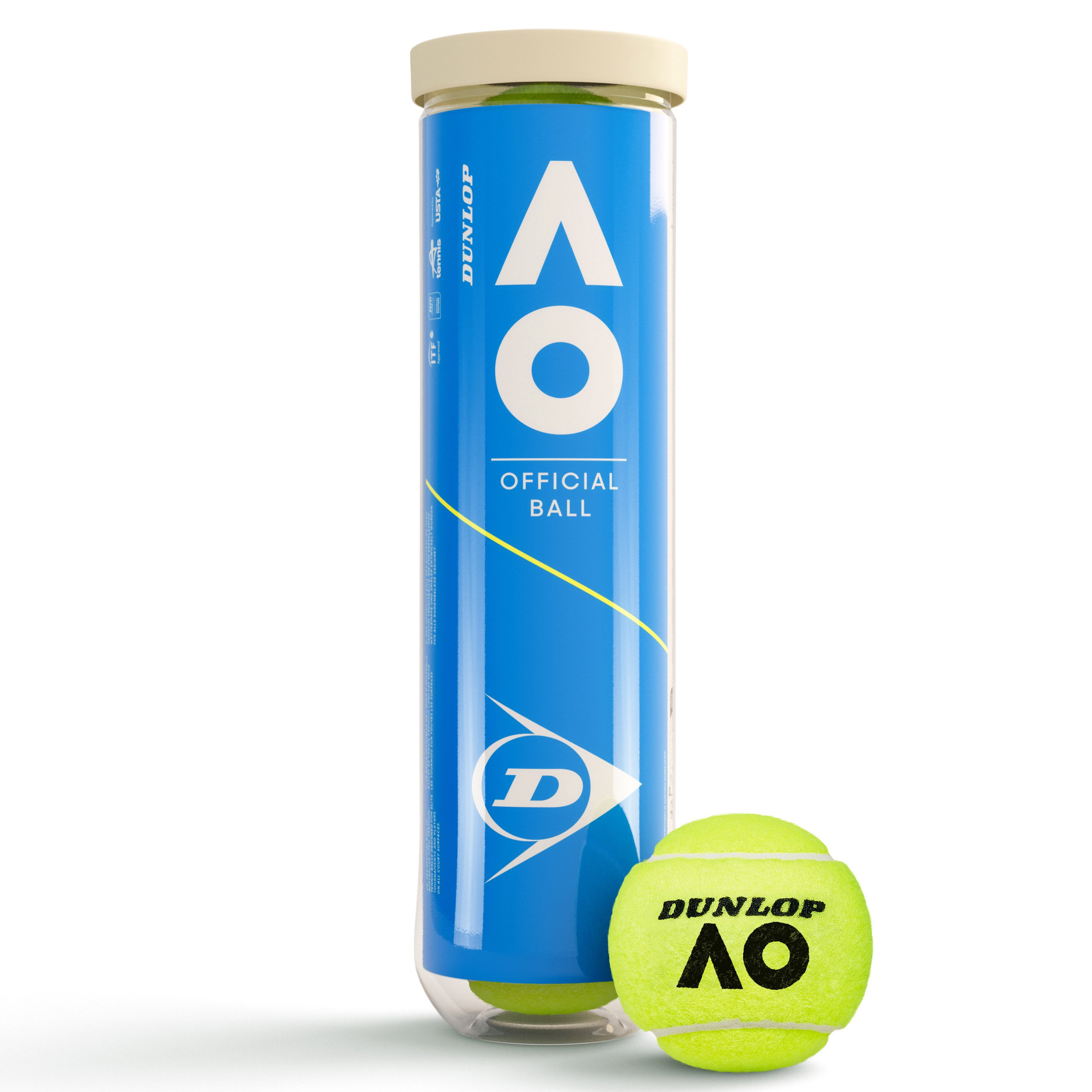 Teniso kamuol. DUNLOP AUSTRALIAN OPEN 4-tube ITF