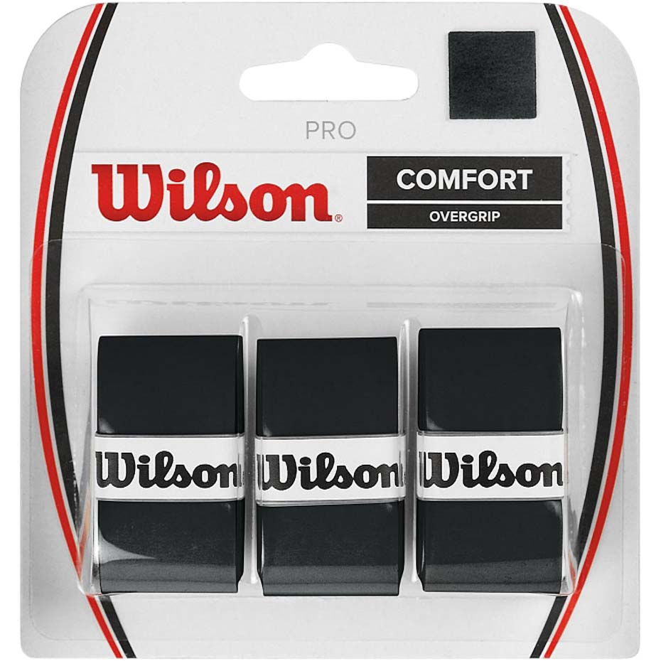 Apvija Raketei Wilson Pro Comfort Overgrip 3 vnt Juoda