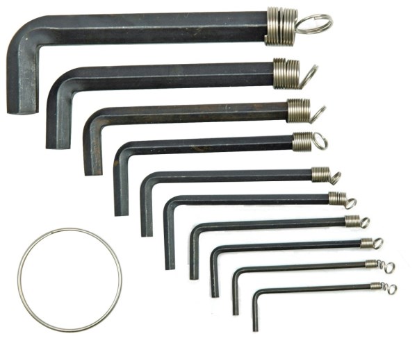 Rinkinys raktų šešiakampių 10mm 8vnt
