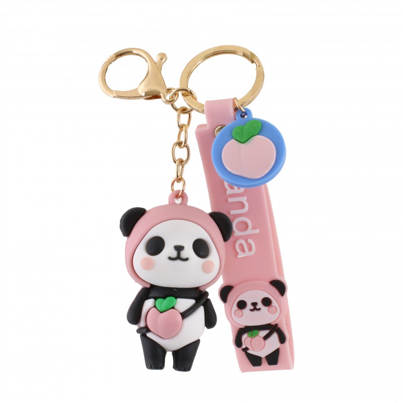 Raktų pakabukas rožinė panda