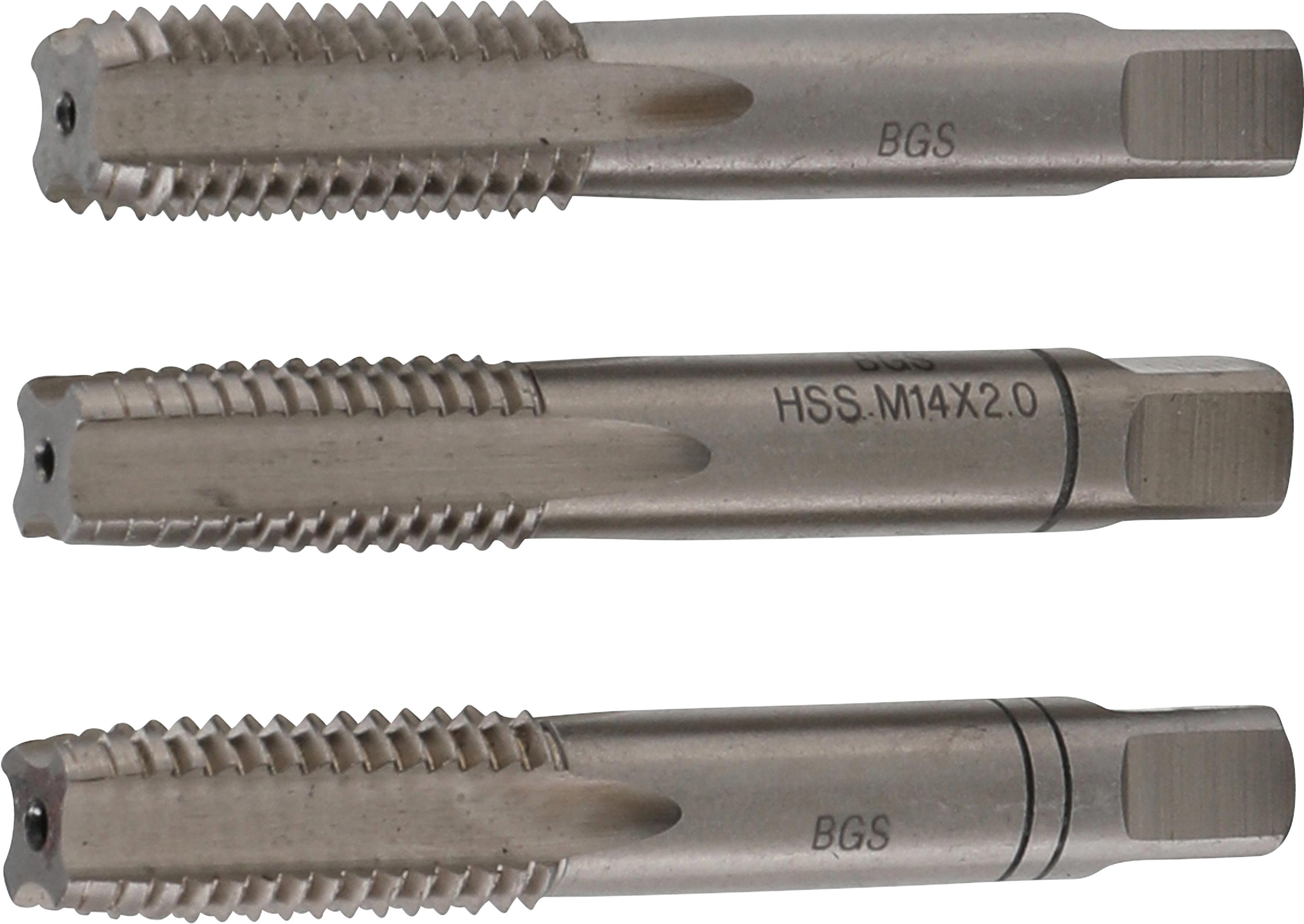 Sriegikliai | pirmas / vidurinis / galutinis sriegimas | M14 x 2.0 | 3 vnt. (927)