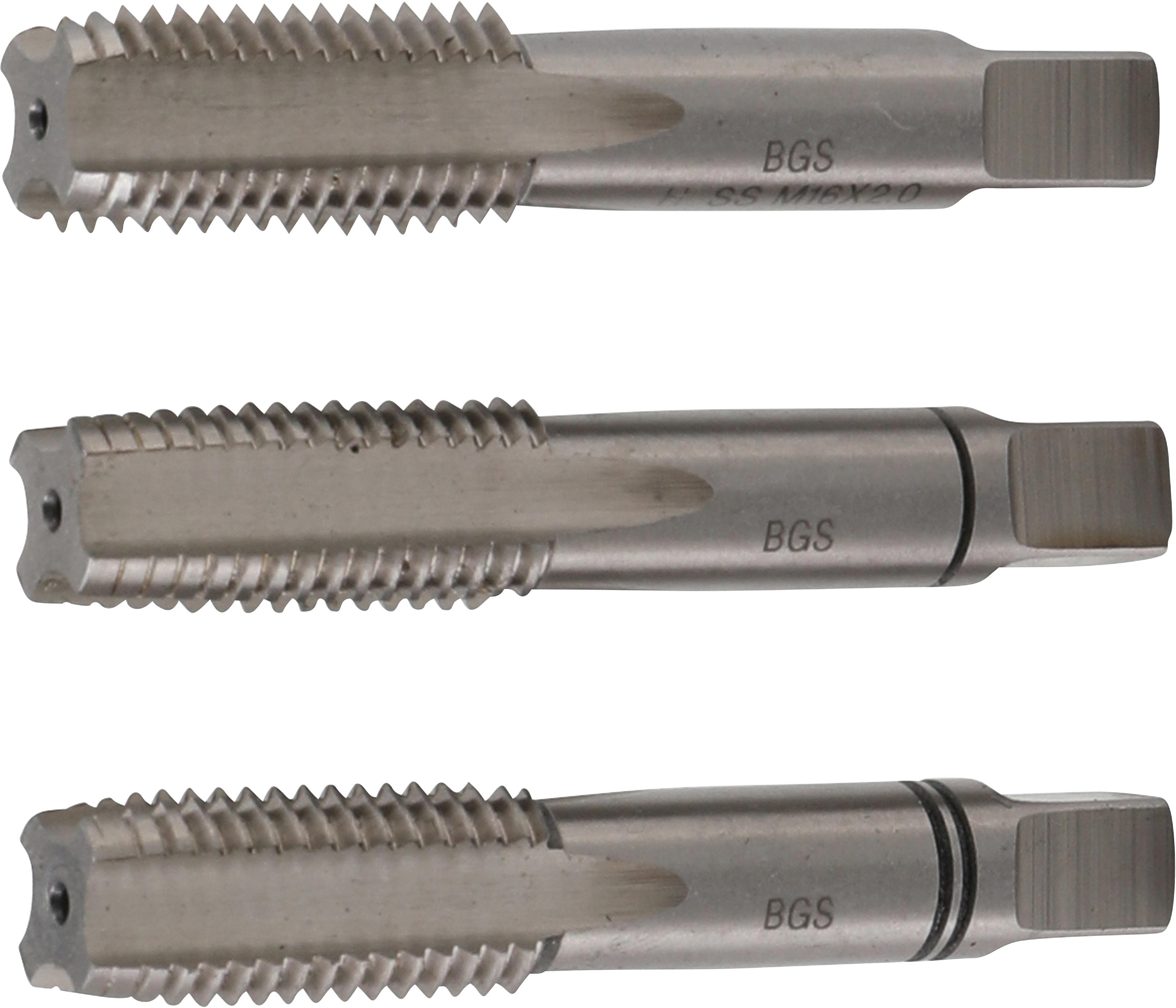 Sriegikliai | pirmas / vidurinis / galutinis sriegimas | M16 x 2.0 | 3 vnt. (928)