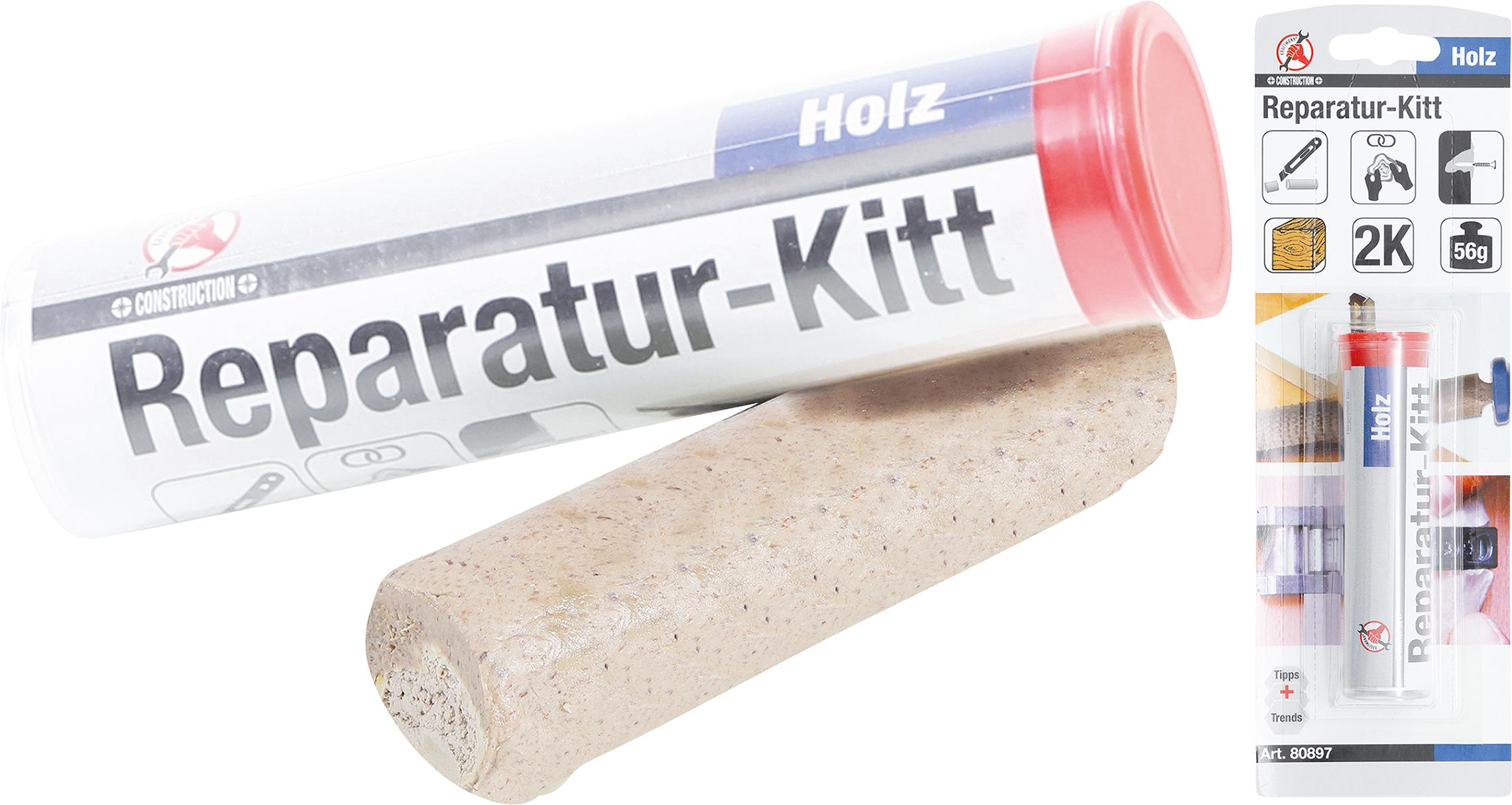 Dviejų komponentų klijai (plastilinas) medžiui (80897)