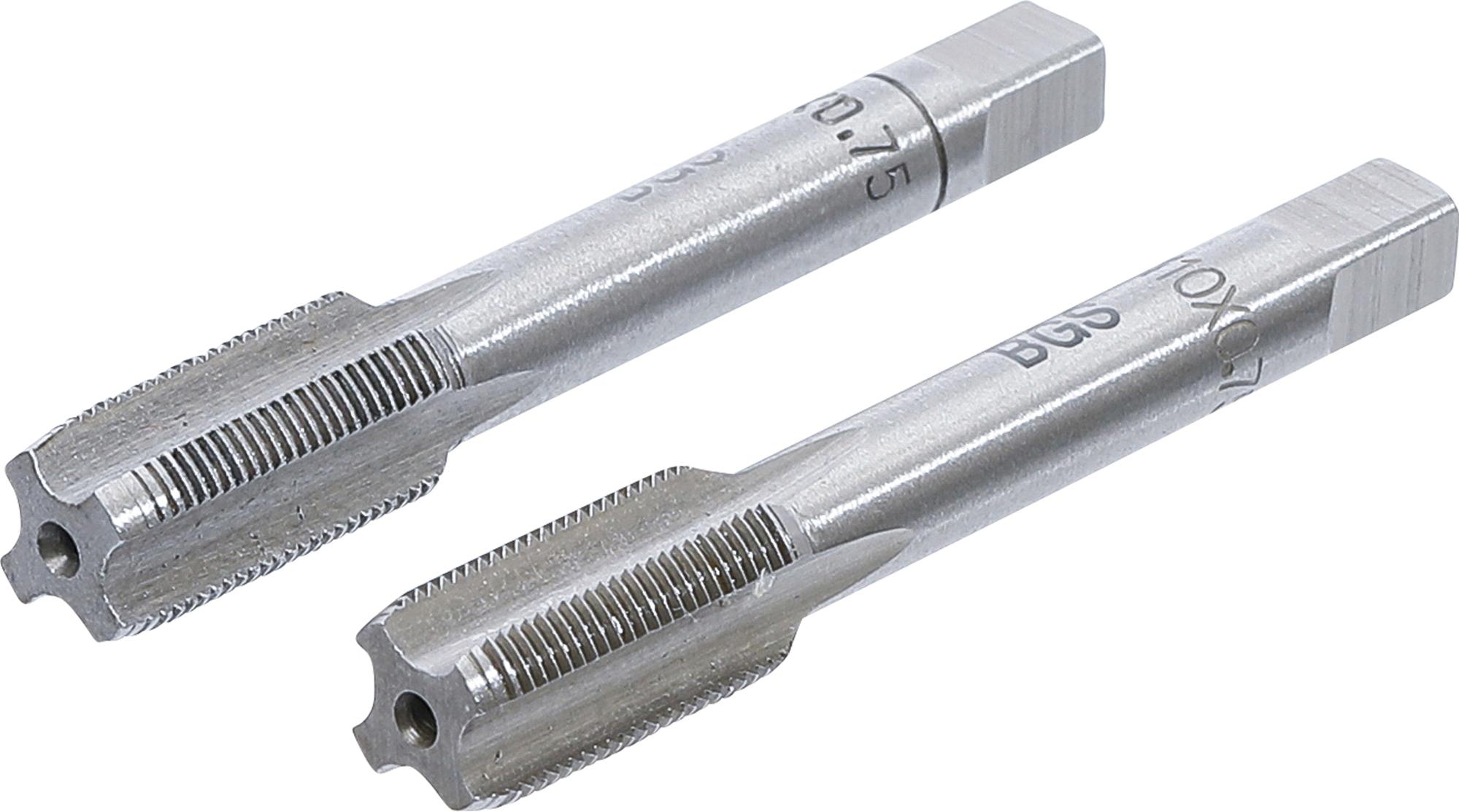Sriegikliai | pirmas ir galutinis sriegimas | M10 x 0.75 | 2 vnt. (M10X0.75-B)