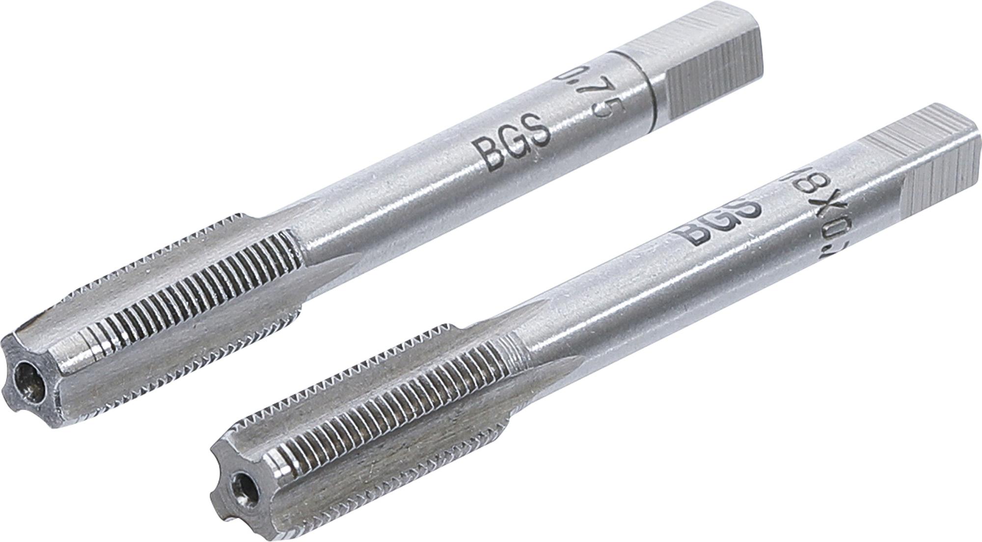 Sriegikliai | pirmas ir galutinis sriegimas | M8 x 0.75 | 2 vnt. (M8X0.75-B)