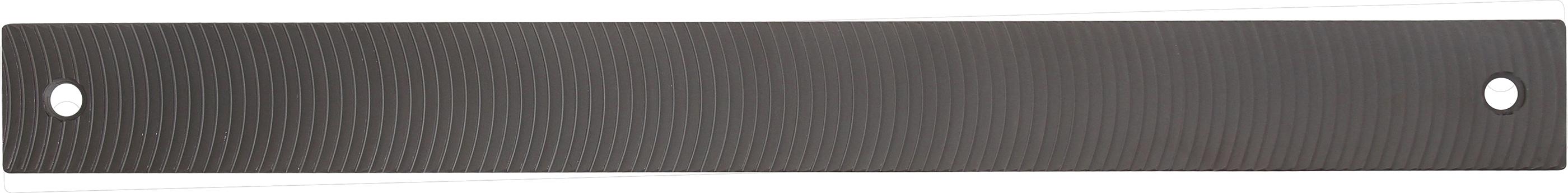 Dildė obliui kėbulo darbams | grubi | pusmėnulio formos | 350 x 35 x 4 mm (3217)