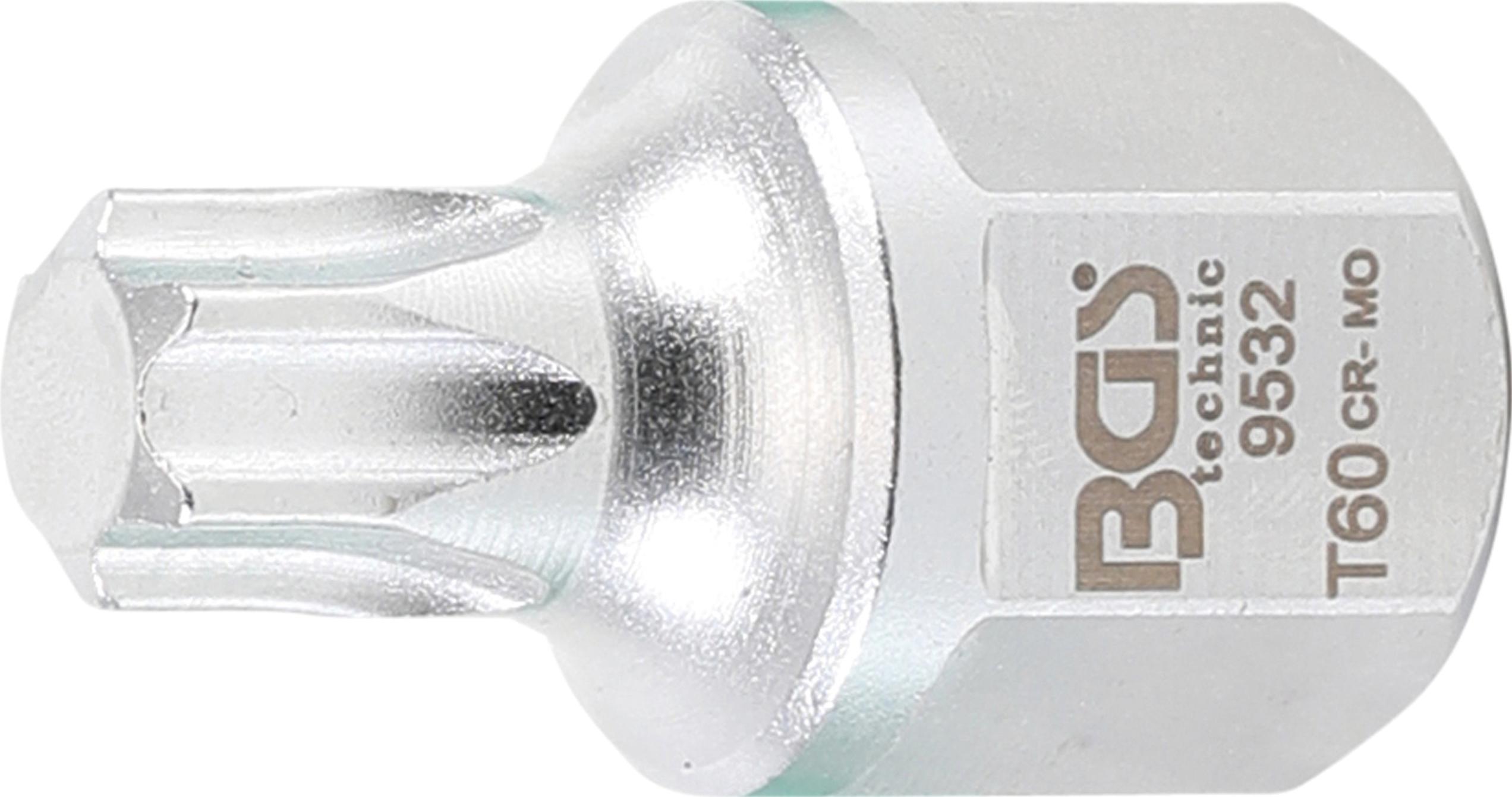 Antgalis V-tipo diržui | 12.5 mm (1/2"), hex šešiakampis 22 mm | T-Star (Torx) T60 (9532)