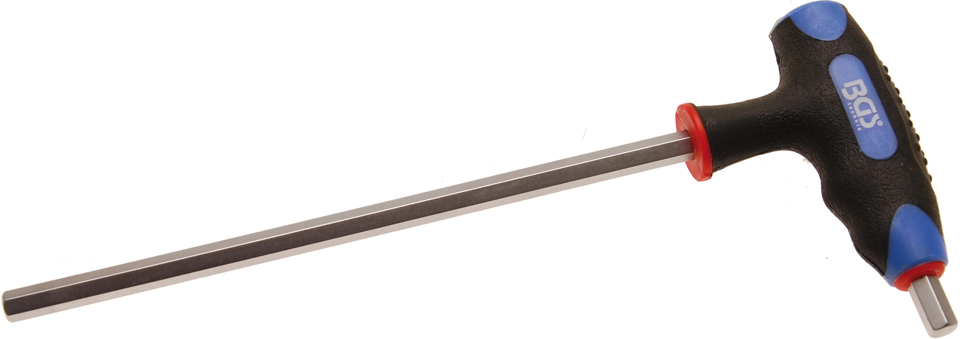Atsuktuvas su T-rankenėle ir šonine geležte | hex šešiakampis 7 mm (4010-7)