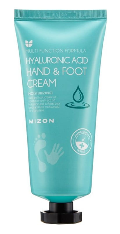 Rankų ir pėdų kremas Mizon Hand And Foot Cream Hyaluronic MIZ314030048, su hialurono ekstraktu, 100 ml