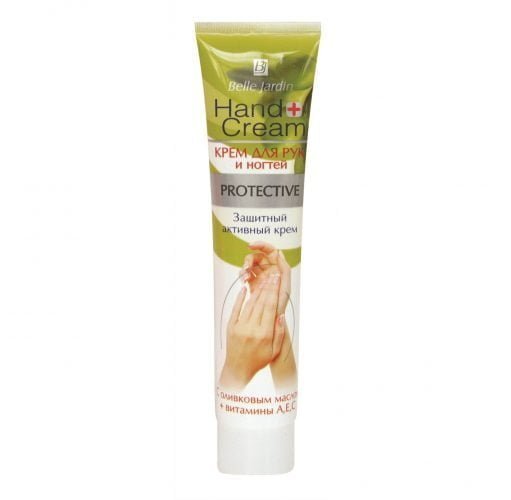 Apsauginis rankų kremas su alyvuogių aliejumi BELLE JARDIN HAND CREAM PROTECTIVE, 125 ml