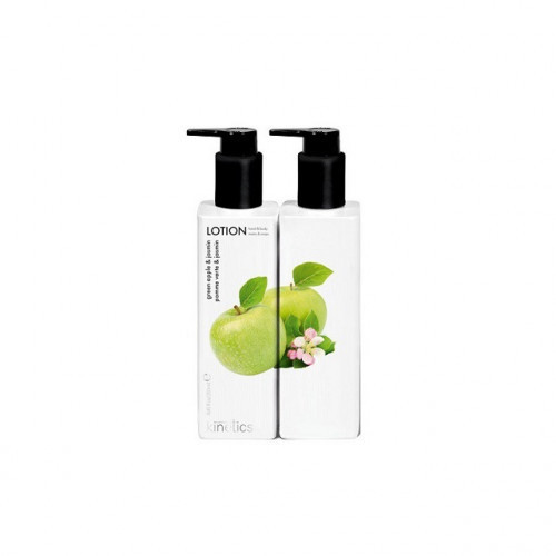 Kinetics Hand & Body Lotion Green Apple & Jasmin Parfumuotas losjonas rankoms ir kūnui su žaliaisiais obuoliais ir jazminais, 250ml