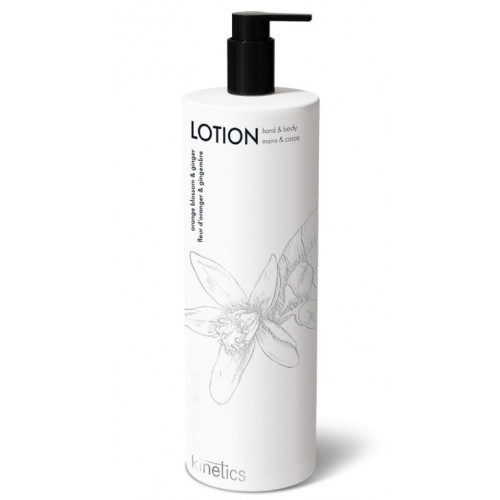 Kinetics Hand & Body Lotion Orange Blossom & Ginger Parfumuotas losjonas rankoms ir kūnui su apelsinų žiedais ir imbieru, 950ml