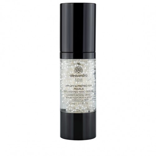Alessandro Lpp-lift & Protection Pearls Baltųjų perlų maitinamasis rankų serumas su hialuronu, 30ml