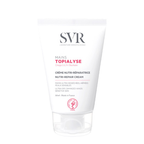 SVR Topialyse Mains Maitinamasis rankų kremas išsausėjusiai, šerpetojančiai odai, 50ml