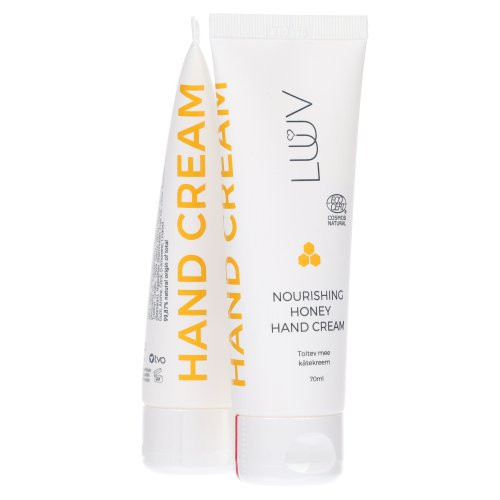 Luuv Nourishing Honey Hand Cream Maitinamasis rankų kremas su medumi, 70ml