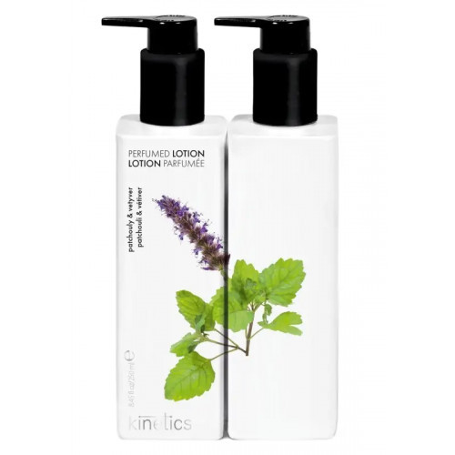 Kinetics Hand & Body Lotion Patchouly & Vetiver Parfumuotas losjonas rankoms ir kūnui su pačiuliais ir vetiverijomis, 250ml