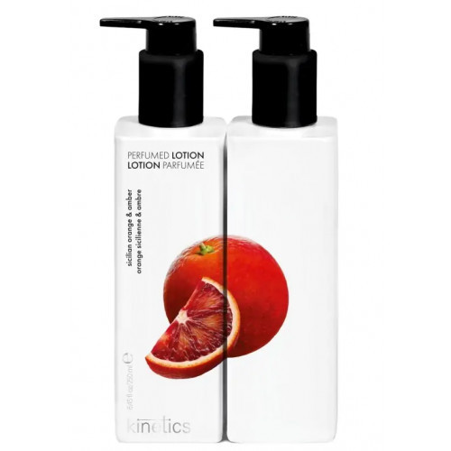 Kinetics Hand & Body Lotion Sicilian Orange & Amber Parfumuotas losjonas rankoms ir kūnui su Sicilijos apelsinu ir gintaru, 250ml