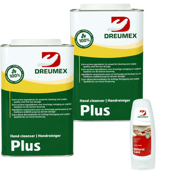 Dreumex Plus 2 x 4.5L + Natural Care 250 ml