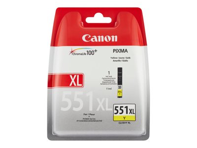 Rašalinė CANON CLI-551XL Y geltona 11ml