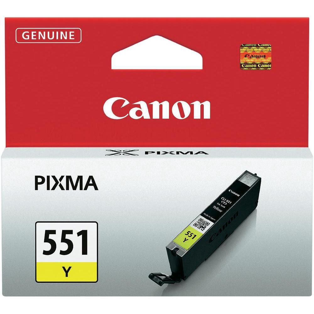 Rašalinė CANON CLI-551Y geltona 7ml