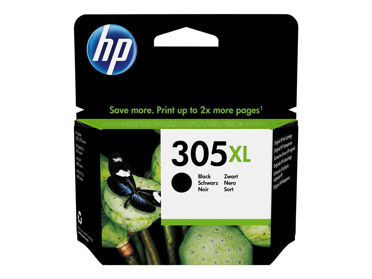 Rašalinė HP 305XL High Yield Black Original Ink Cartridge