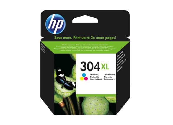 Rašalinė HP 304XL Tri-color Blister