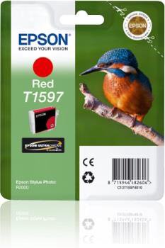 Rašalinė EPSON T1597, raudona