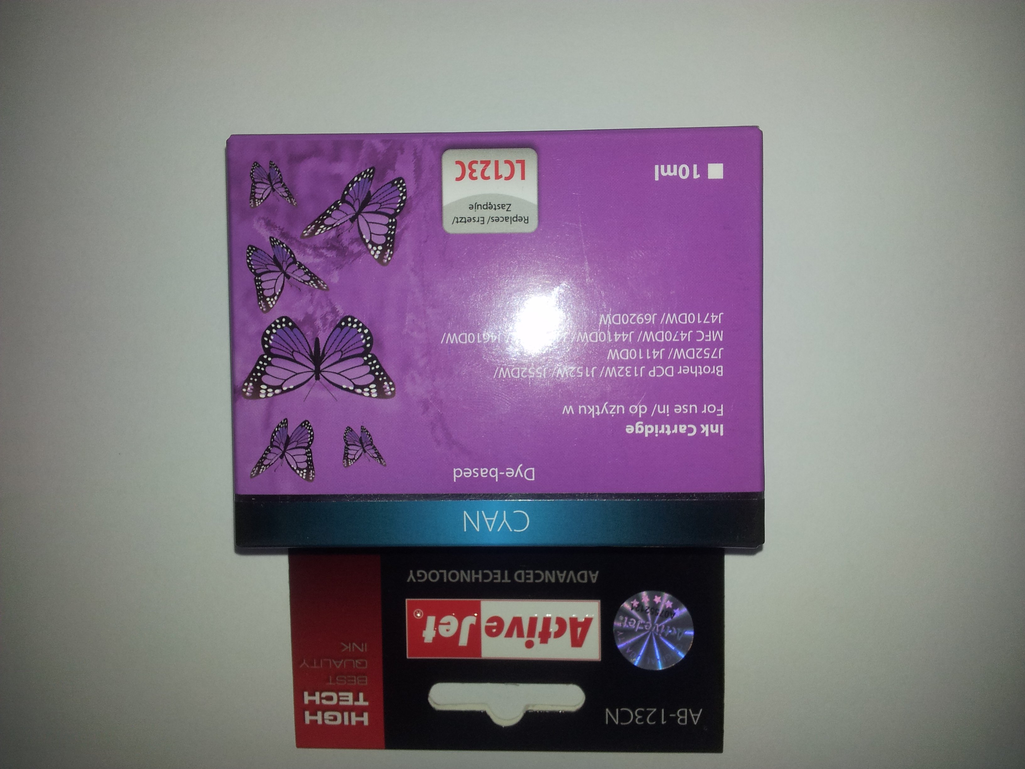 Rašalinė ACJ Brother LC123C, melsva 10ml