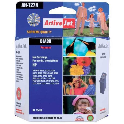 Rašalinė ACJ HP 27, juoda 20ml / C8727AE