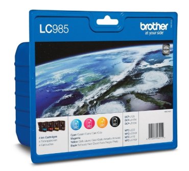 Rašalinė BROTHER LC985 CMYK multipakas