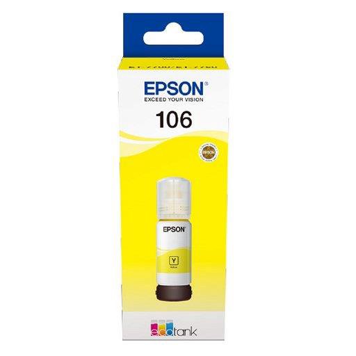 Rašalinė EPSON EcoTank 106, gelsva
