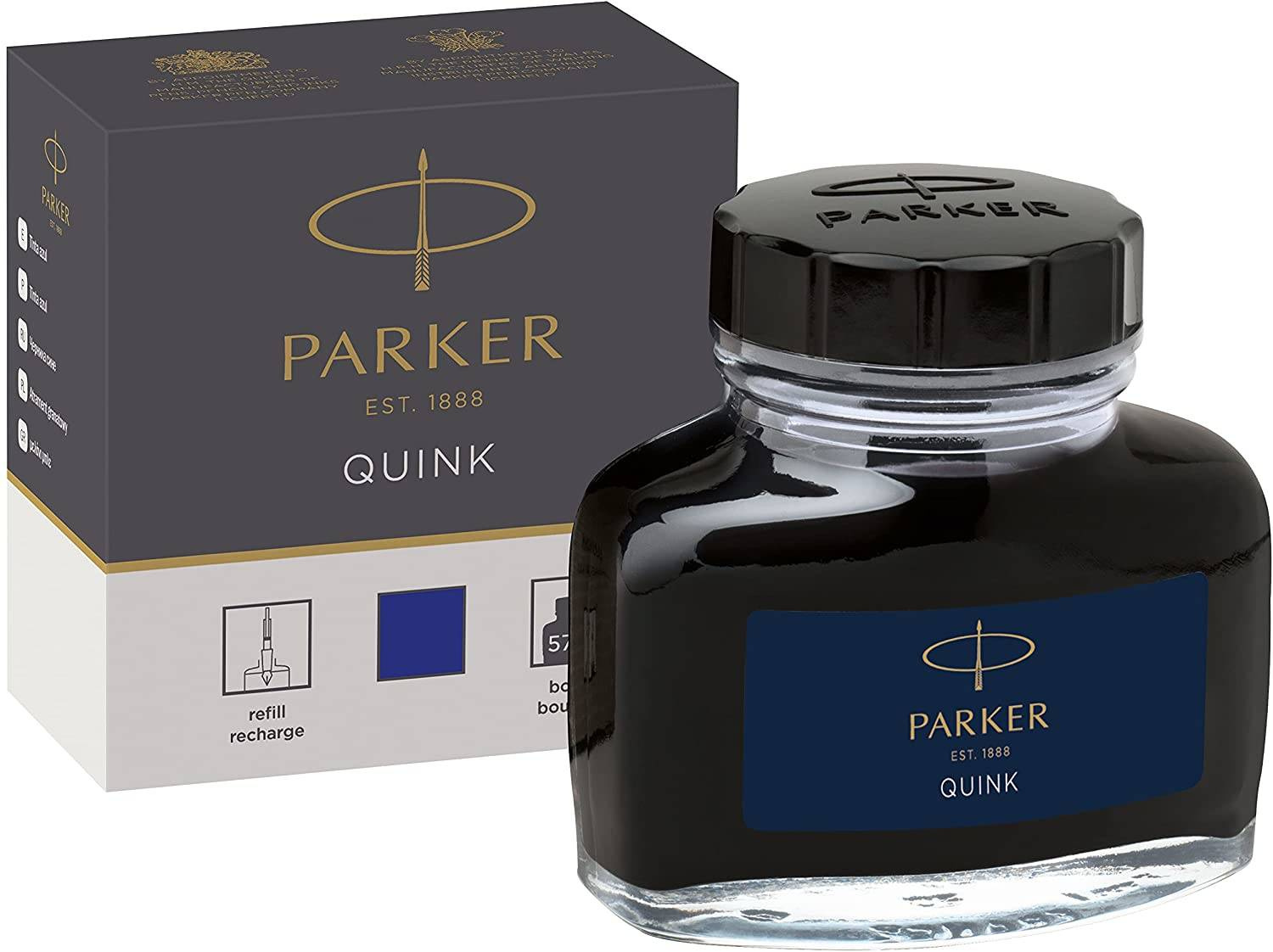 Rašalas buteliuke Parker Quink Mėlyna - 1950376