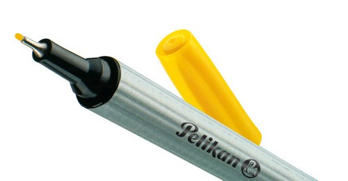 Rašiklis "Pelikan Fineliner 96" geltonas 0,4 mm (943183)