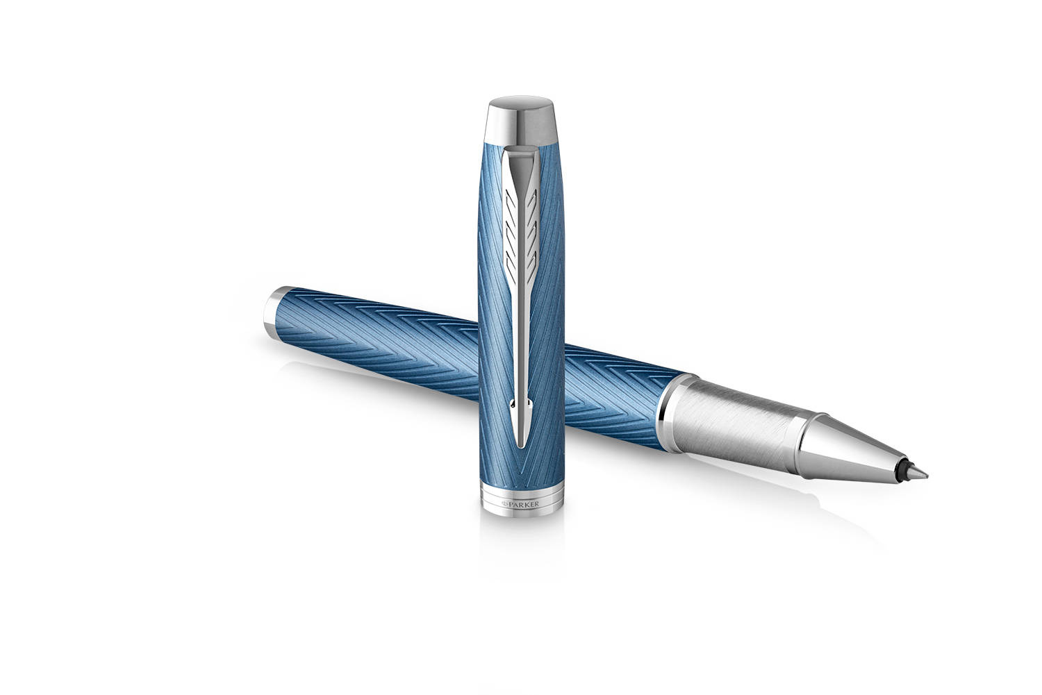 Tušinukas su dangteliu Parker IM Premium Blue Grey CT - 2143648