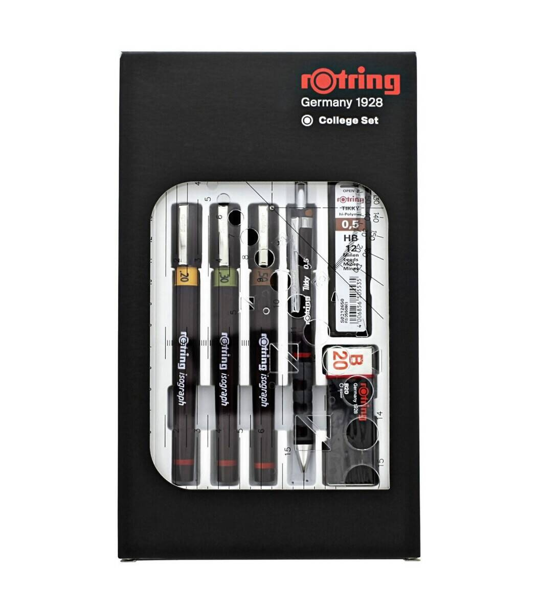 Rapitografai (izografai) College Rotring 0.2, 0.3, 0.5 - S0699370