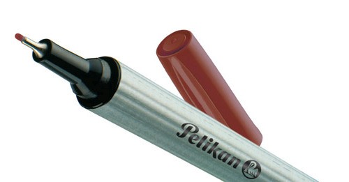 Rašiklis "Pelikan Fineliner 96" rudas 0,4 mm (943175)