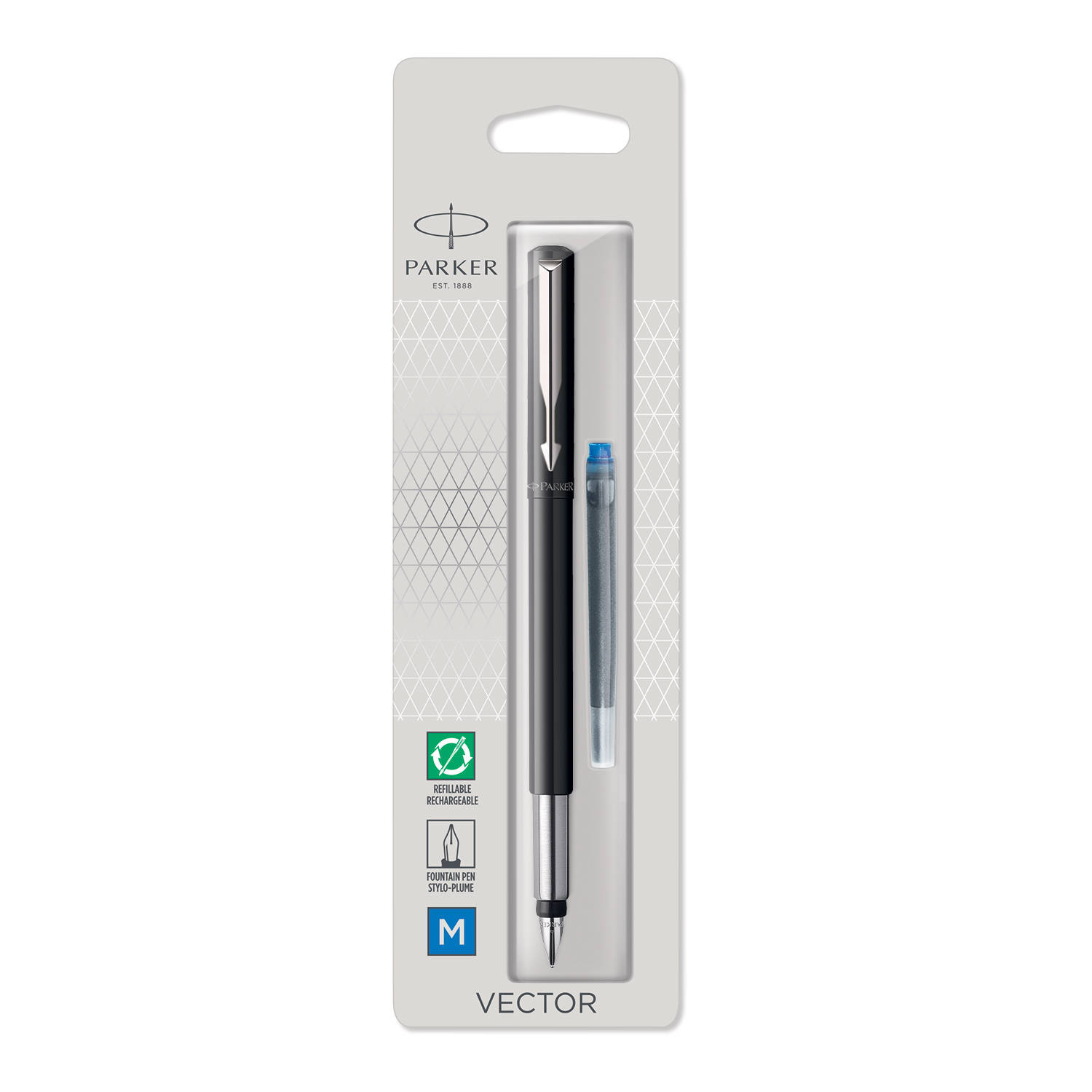 Parker Vector Standard Black CT Plunksnakotis