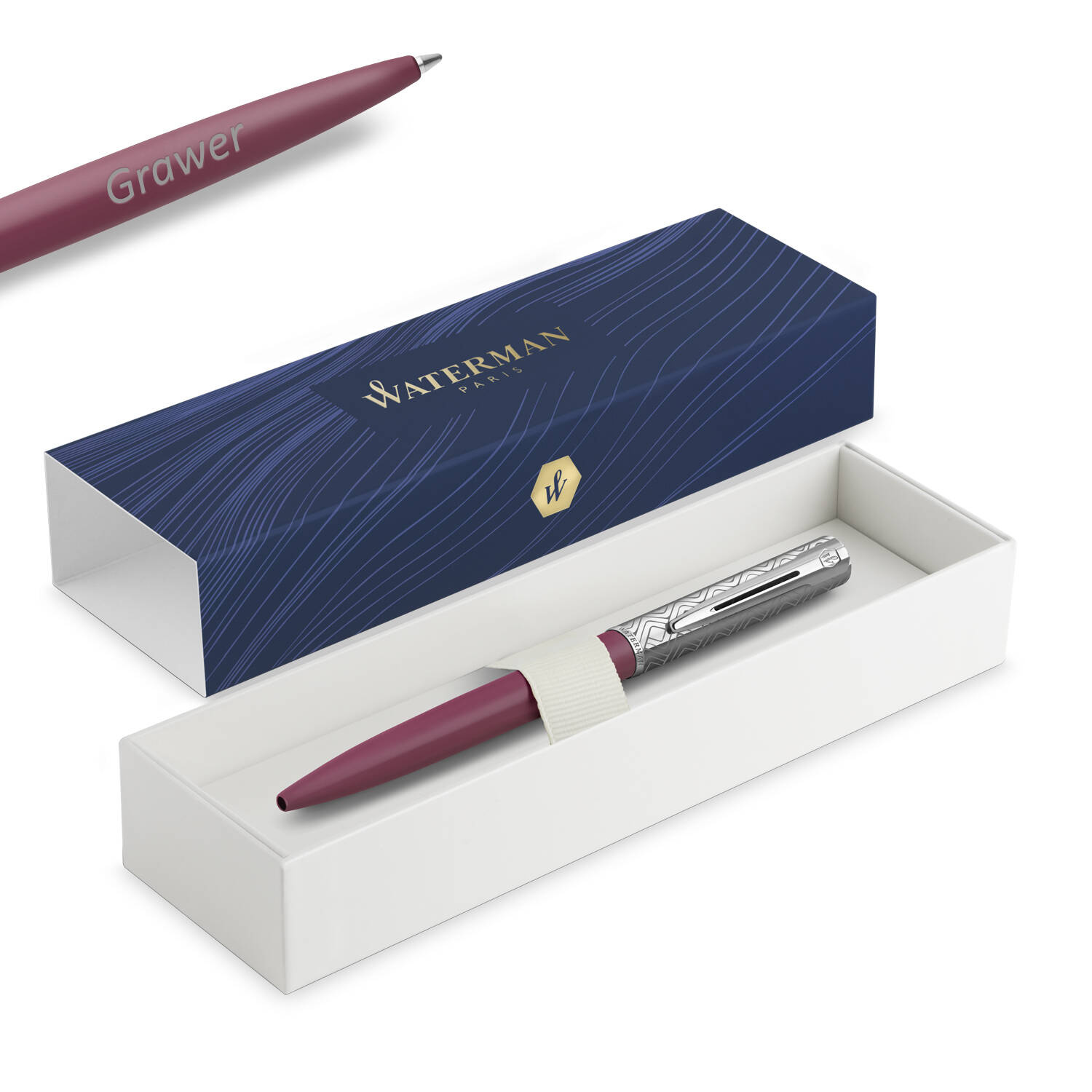 Waterman Allure Deluxe Pink Tušinukas su graviravimu