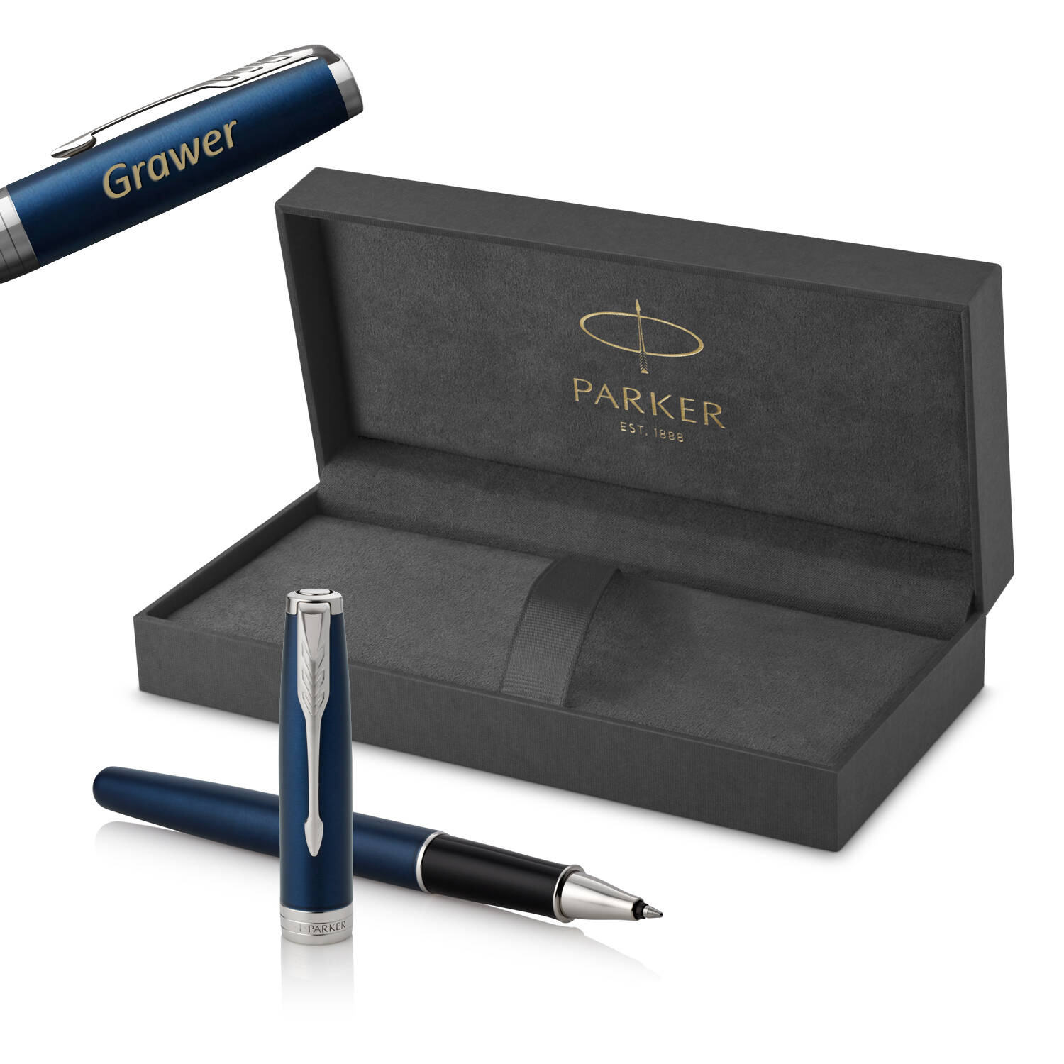 Parker Sonnet Blue Lacquer CT Rašiklis su graviravimu