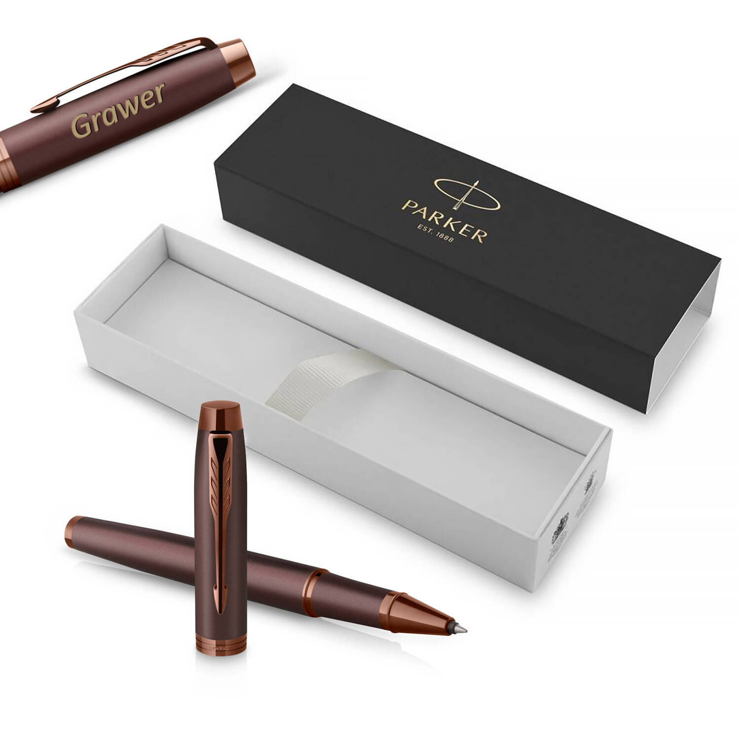 Parker IM Professionals Monochrome Burgundy Rašiklis su graviravimu – 2190513
