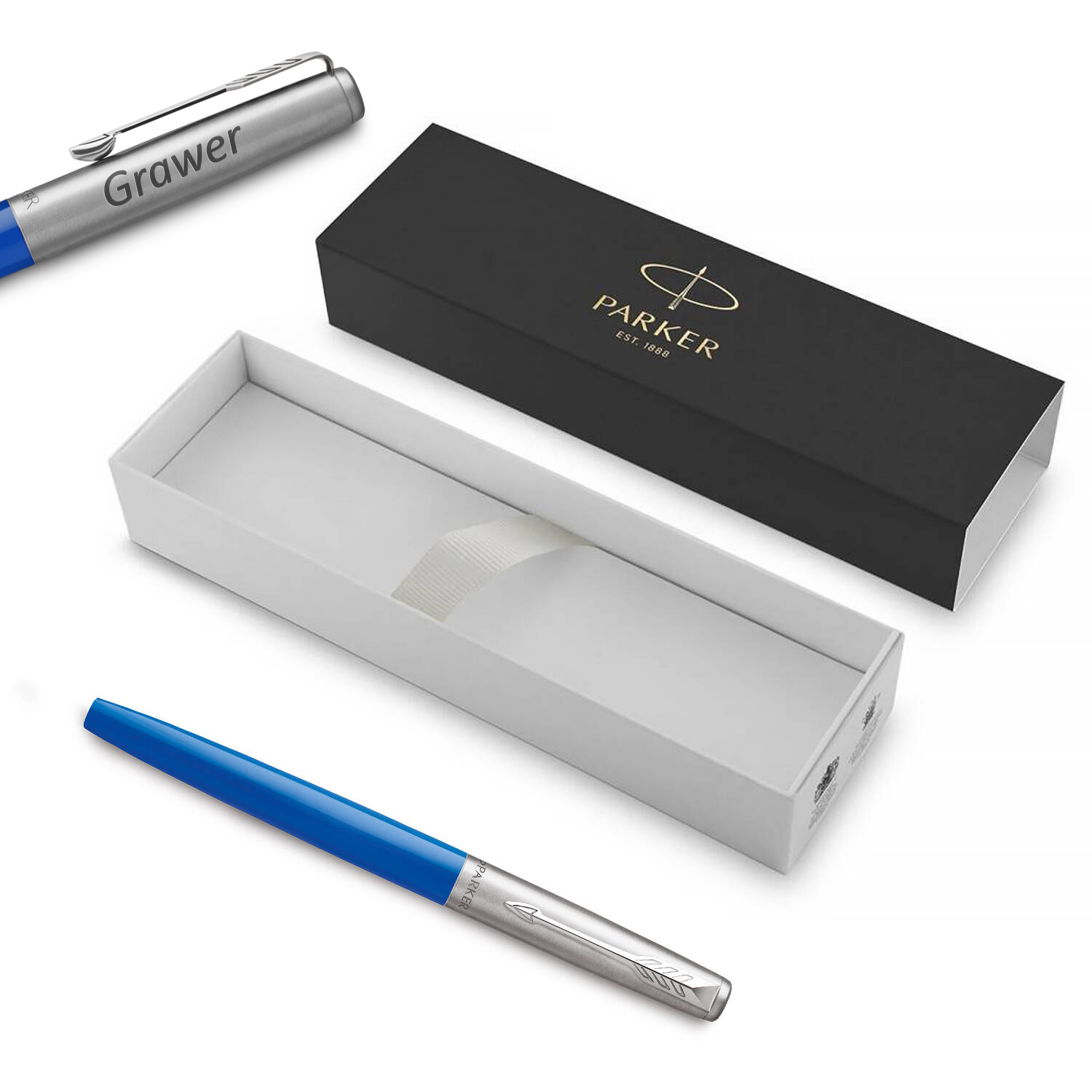 Jotter Originals Blue (M) Plunksnakotis su graviravimu