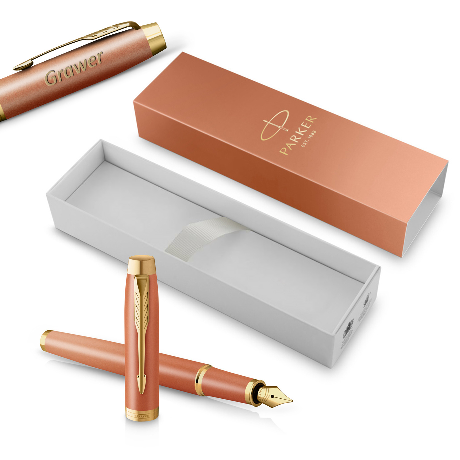 Parker IM Rituals Orange (F) plunksnakotis su graviravimu